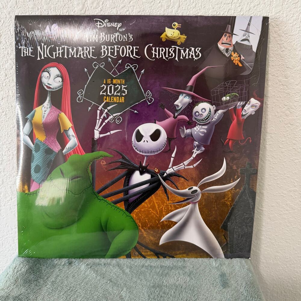 NEW Nightmare Before Christmas 16 Month 2025 Calendar